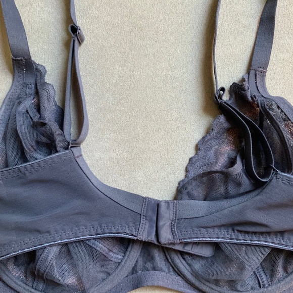 Freya Festival 32G Vibe High Apex Underwire Plunge Bra in Cinder - Picture 6 of 13